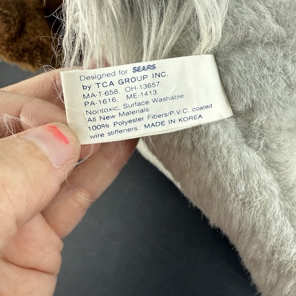 Dodger Disney's Oliver & Company Plush Dog 1998 Stuffed Animal toy 12" Vintage - Picture 7 of 9